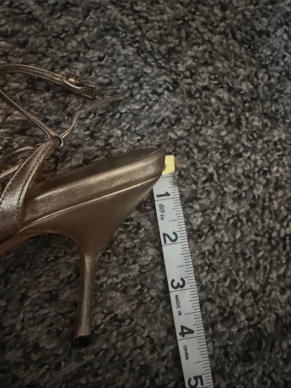 Prada Metallic Gold Strappy Slingback Heels - Picture 16 of 16